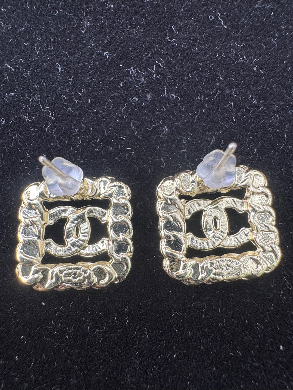 Earrings stud Chain-Frame - Picture 4 of 4
